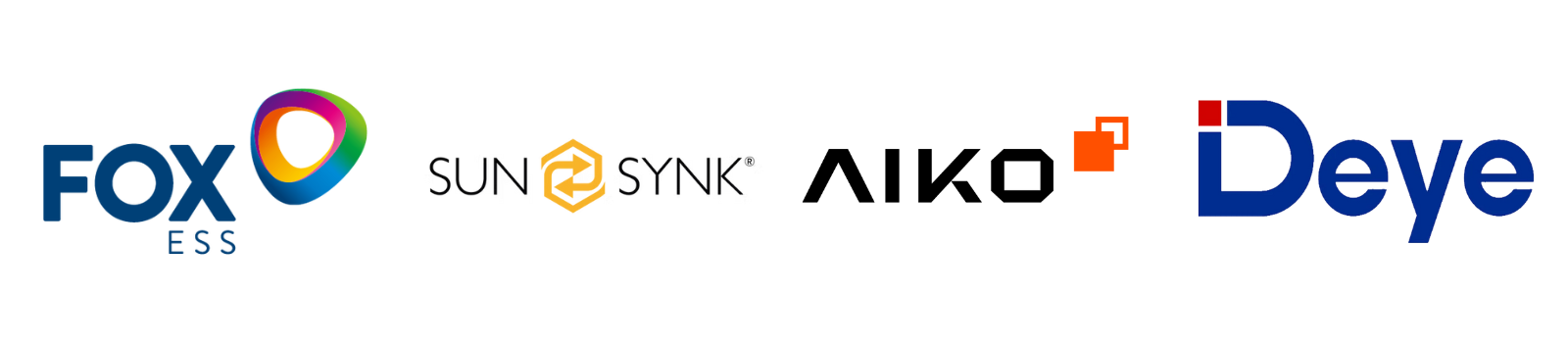 Solar brands we work with