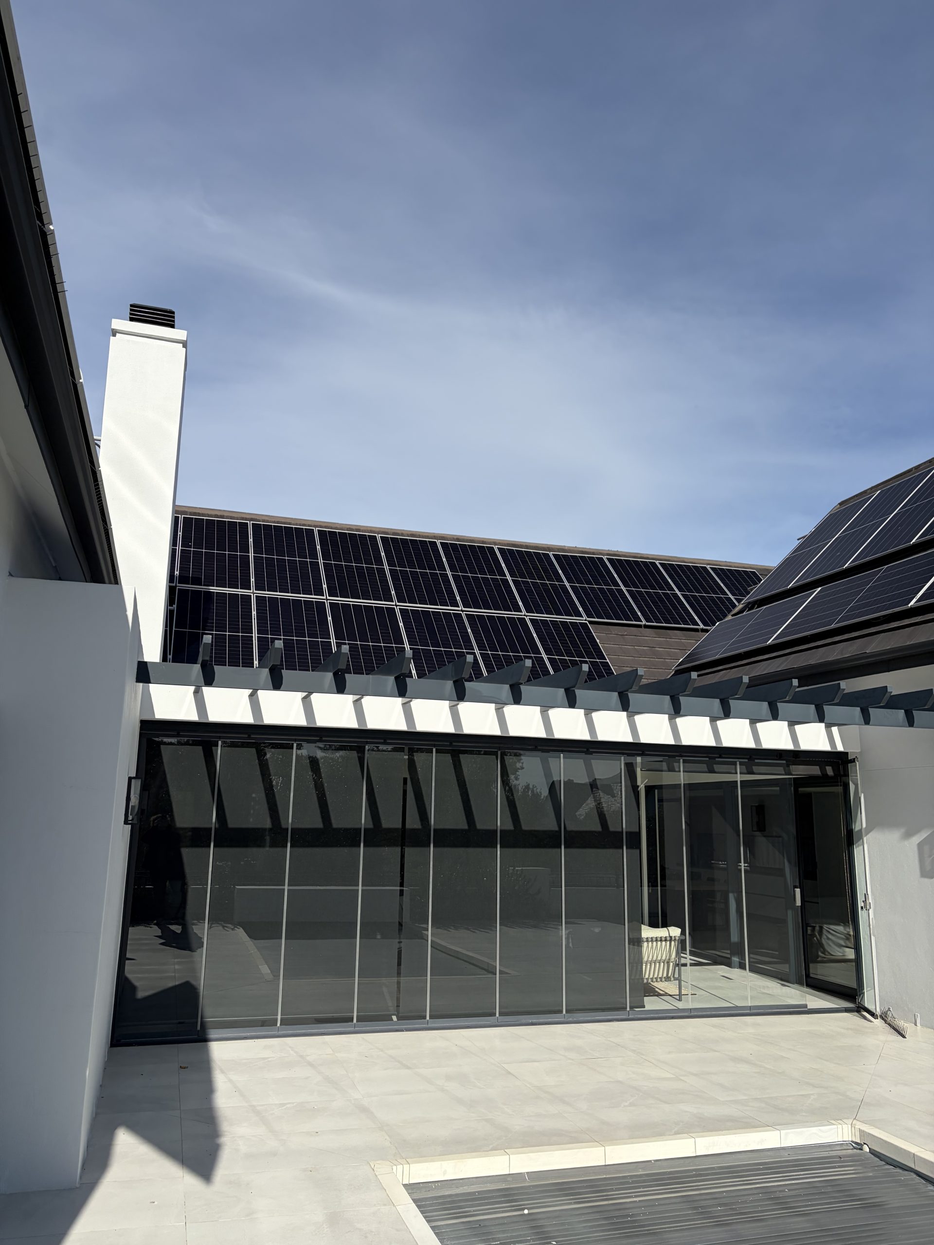 Solar panels installed by B-Cool